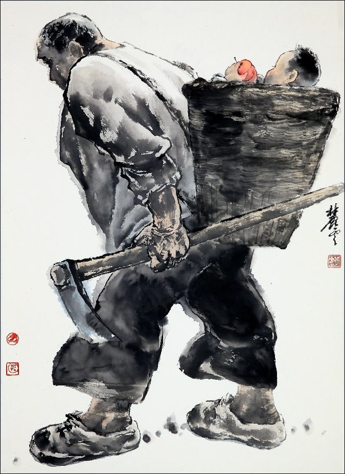 莫麓云生前曾在接受记者采访时说,"我不是山水画家,但却对武当山水情